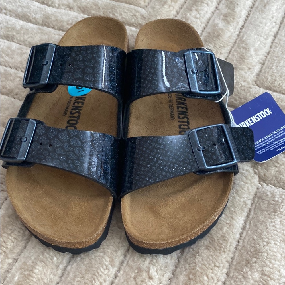 Birkenstock Glossy Black Sandals